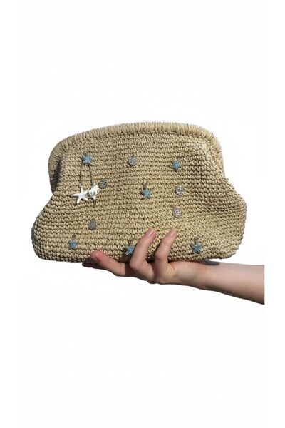 Online Paper String Design Clutch Handbag