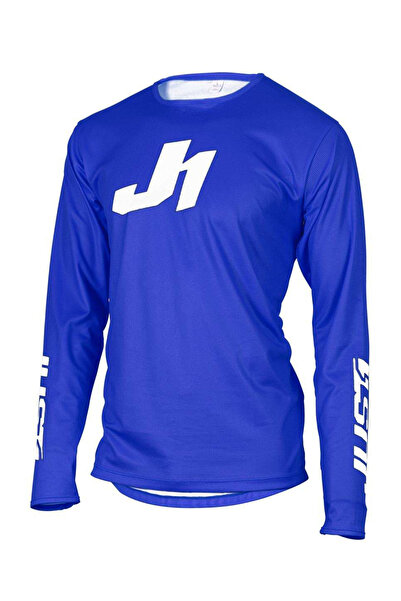 Just1 J-Essential Solid ATV/Cross T-shirt, blue color, size YM