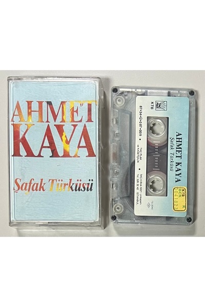 Taç Plak Ahmet kaya şafak türküsü cassette (paper print)