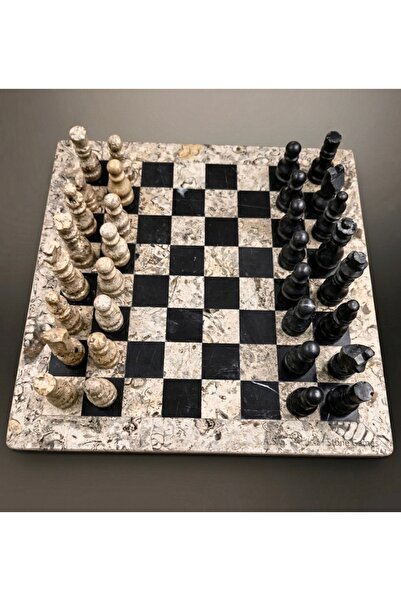 MyBalliStore ONYX Mermer Satranç Takımı 30*30