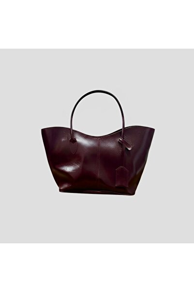 Sofline Bordo Tote Çanta