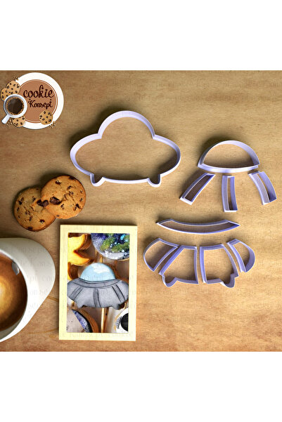 CookieKonsept مجموعة قوالب الفضاء على شكل صاروخ # 4 |   كعكة الكوكيز، مصنوعة ...