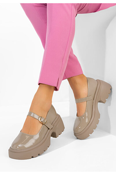 B T Shoes Πλατφόρμες γυναικεία Maliana χακι