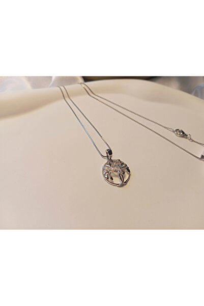 XUPING JEWELRY Silver Color Tree of Life Necklace - 45 cm