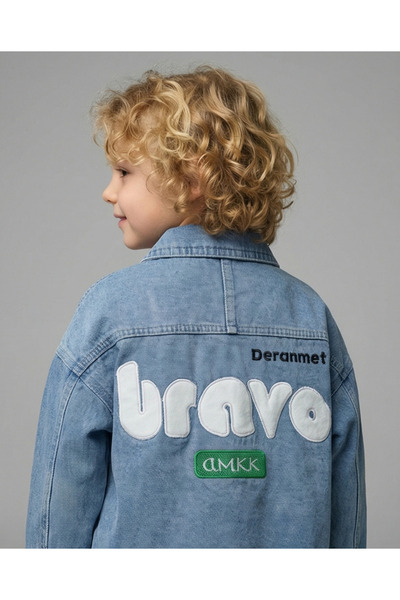 melisam.msg Αγορίστικο τζιν μπουφάν Bravo