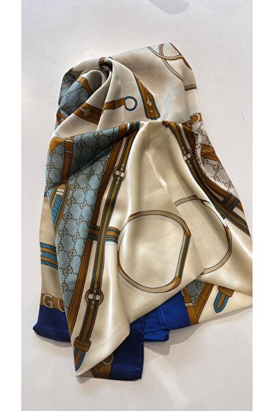 EB SCARF Imported Silk Shawl – Lightweight, Non-Slip, Shiny Texture