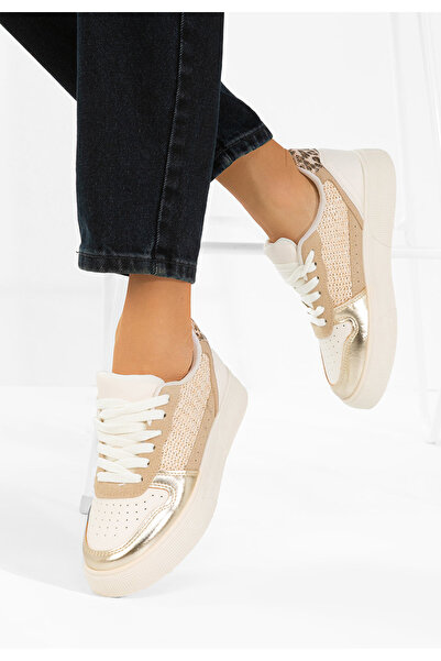 B T Shoes Γυναικεία sneakers Merlyna V2 μπεζ