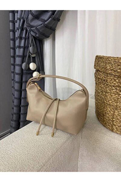 Beshora Alexis Beige Matte Women's Hand Shoulder and Arm Bag