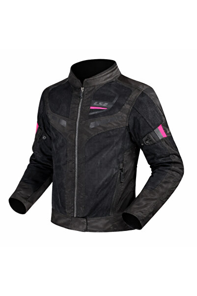 LS2 METROPOLIS EVO motorcycle jacket, for women, black color, size L