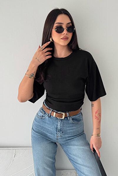 Noa&Noa Γυναικείο Crop Basic T-Shirt – Στενή εφαρμογή και κομψό σχέδιο