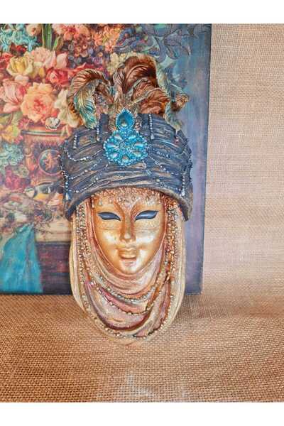 -DEKORATİF EL BOYAMASI VENEDİK KARNAVAL MASK