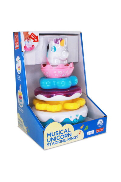 Little Learner Interactive stacking toy - Unicorn