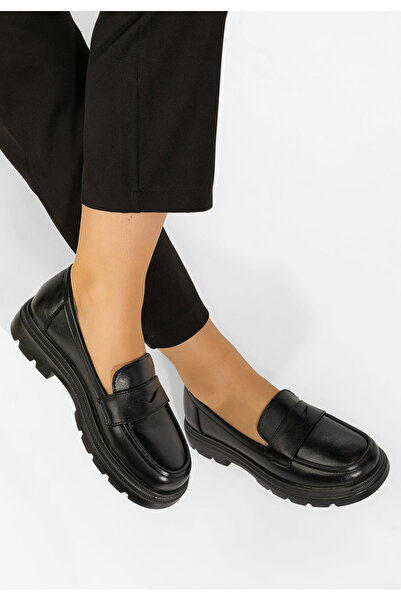 B T Shoes Γυναικεία μοκασίνια Danielia μαύρα