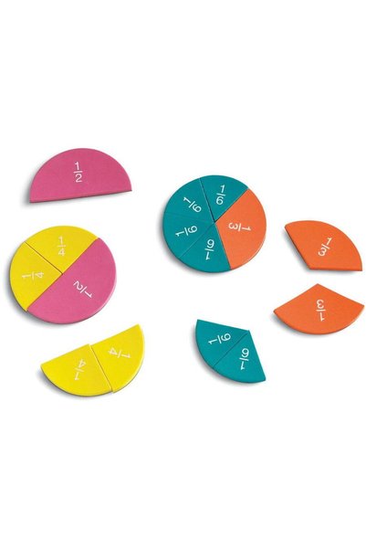 Learning Resources Set magnetic - Cercuri cu fractii