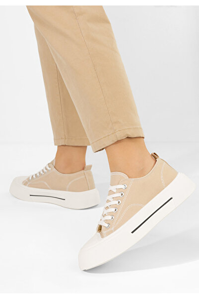 B T Shoes Γυναικεία sneakers Jessia V2 μπεζ