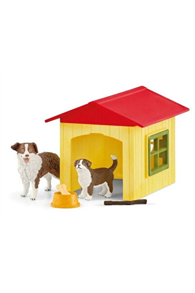 SCHLEICH Set de joaca Farm World Cusca pentru caini, 8cm, Multicolor