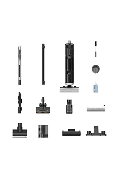 Dreame Cordless upright vacuum cleaner H14 HHV25A, wet/dry suction, 4 suction...