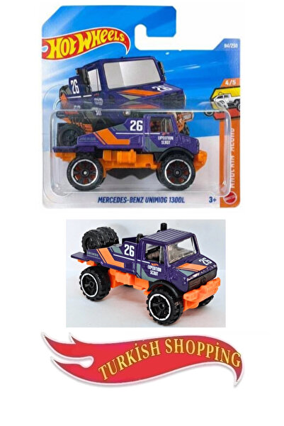 HOT WHEELS 2026 Case 1:64 Ölçek Mercedes Benz Unimog 1300L