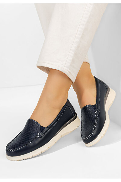 B T Shoes Mocasini dama Seona navy