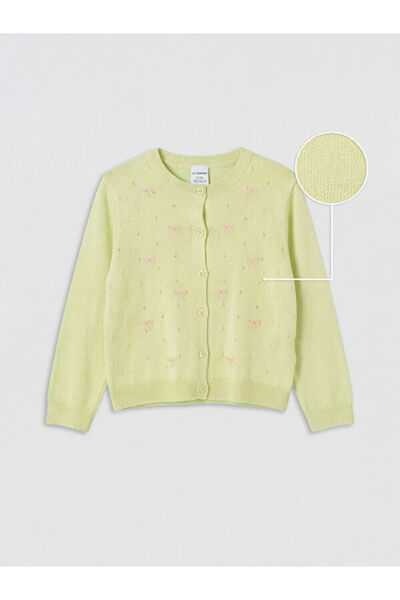 LC Waikiki Zero Roba Collar Girl's Knitwear Cardigan for Style Enthusiasts fr...