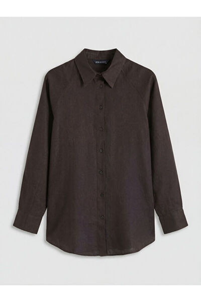 LC Waikiki Rmz Gi̇yi̇m Farki̇yla Women's Linen Shirt