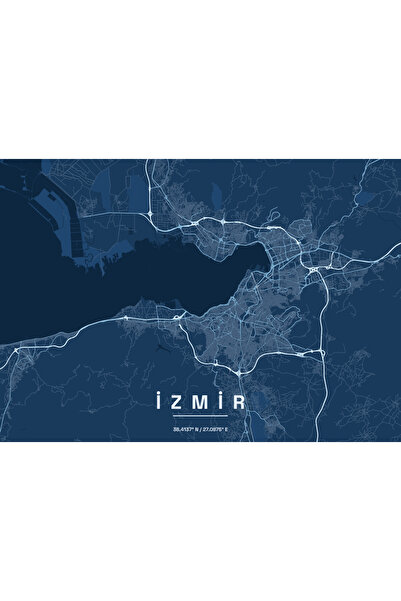 Cartono Maps Kişiye Özel Şehir Haritası Posteri