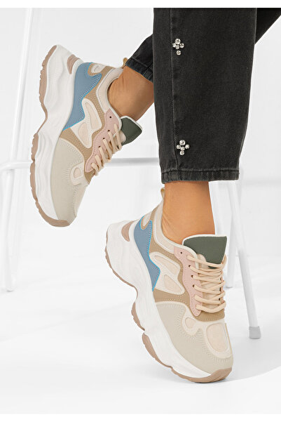 B T Shoes Πολύχρωμα αθλητικά παπούτσια με πλατφόρμα Glavora