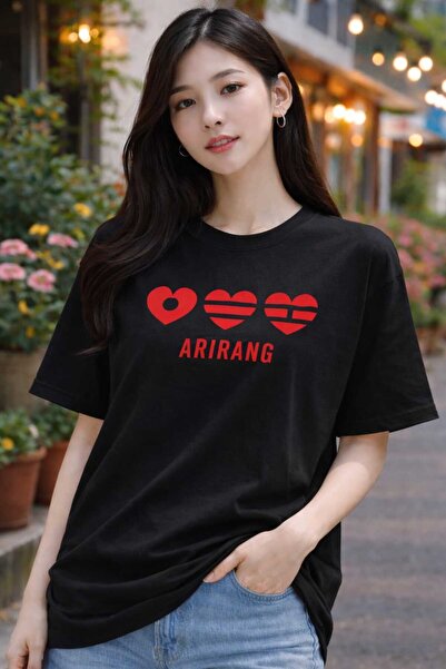 puolikuu Arirang World Tour Bts Printed Oversize Tshirt