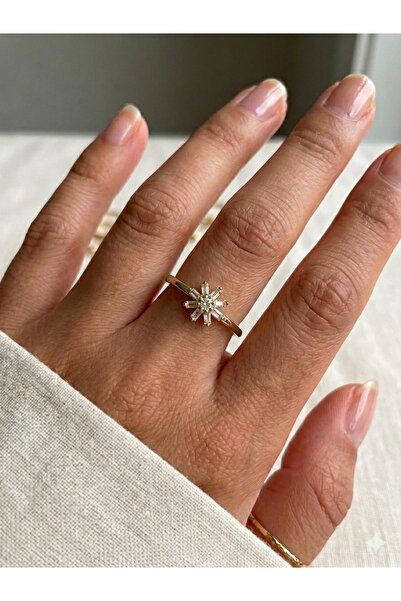 kurukafagift Ring with Daisy Figure Adjustable Model