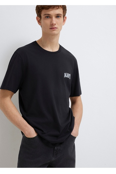 Mavi Ανδρικό μπλουζάκι με στάμπα λογότυπου, κανονική εφαρμογή, 100% βαμβάκι