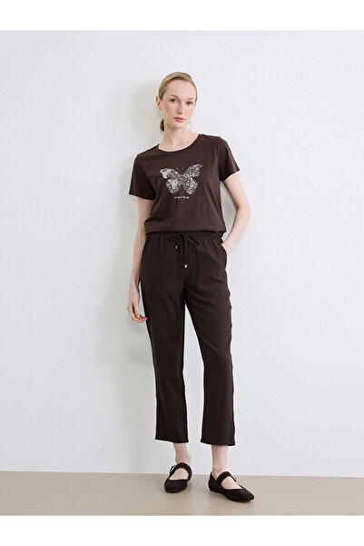 LC Waikiki YK PLUS Γυναικείο Παντελόνι με Ελαστική Μέση