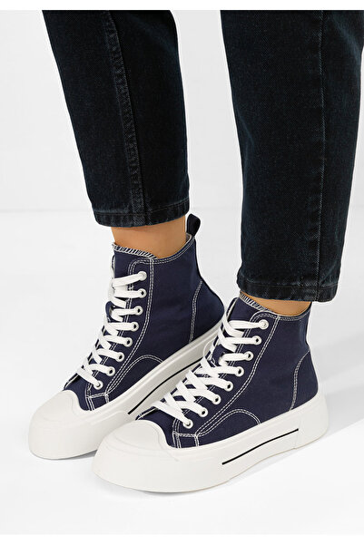 B T Shoes Γυναικεία sneakers αστραγάλο Minoda μπλε