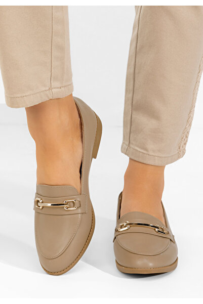 B T Shoes Γυναικεία μοκασίνια Xeniania χακι