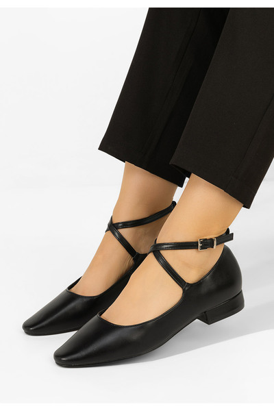 B T Shoes Pantofi cu toc mic Hurania negri
