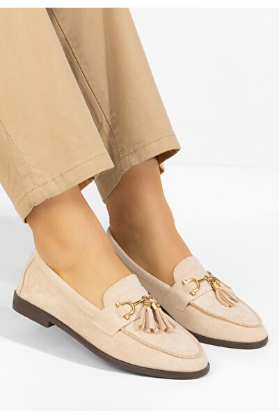 B T Shoes Γυναικεία μοκασίνια Reeia μπεζ