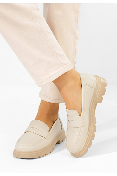 B T Shoes Γυναικεία μοκασίνια Danielia μπεζ