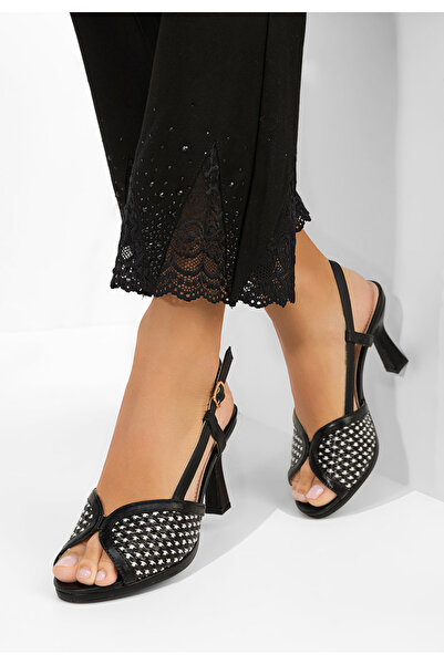 B T Shoes Γυναικεία Πέδιλα Wave Μαύρα