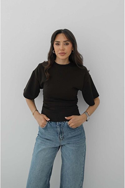 Havoş Μπλουζάκι Bitter Coffee με σούρες στο πλάι