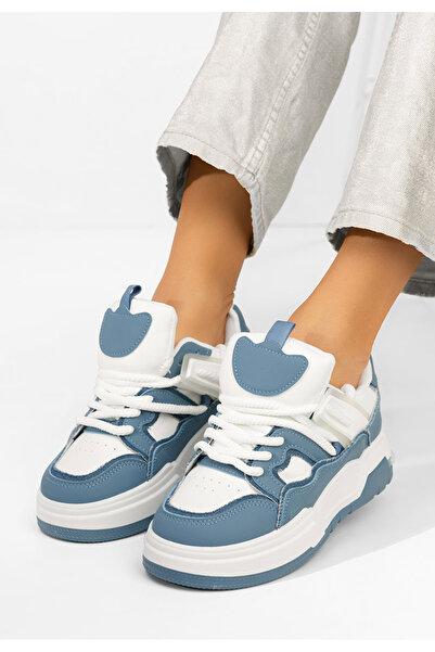 B T Shoes Sneakers cu platformă Cinzela albastri