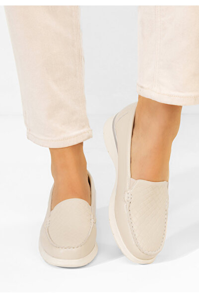 B T Shoes Γυναικεία μοκασίνια Seona μπεζ