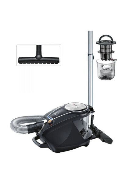 Bosch Aspirator fara sac BGS7MS64, 3 l, Filtru HEPA lavabil, Filtru Inteligen...