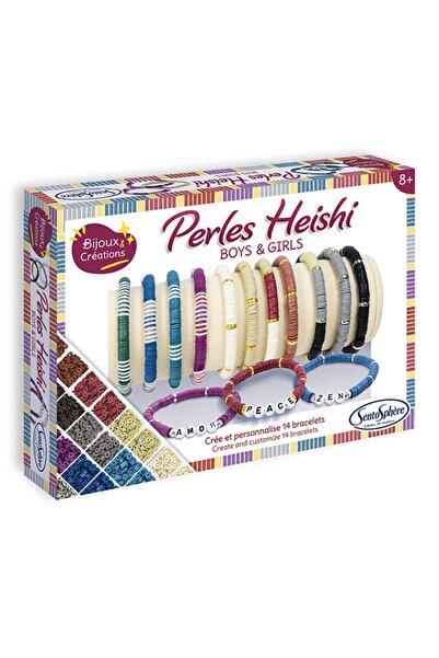 Sentosphere Kit Creativ Diy - Bratari Perle Heishi Fete Si Baieti -