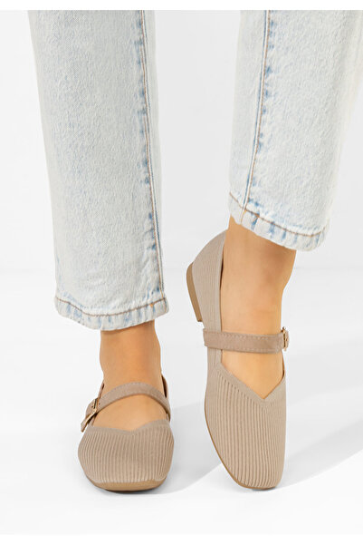 B T Shoes Γυναικείες μπαλαρίνες Gabriella χακι