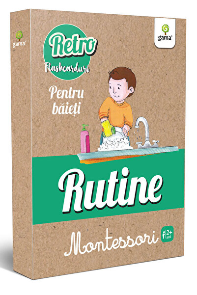 Editura Gama Rutine Montessori Pentru Băieți (Flashcarduri)