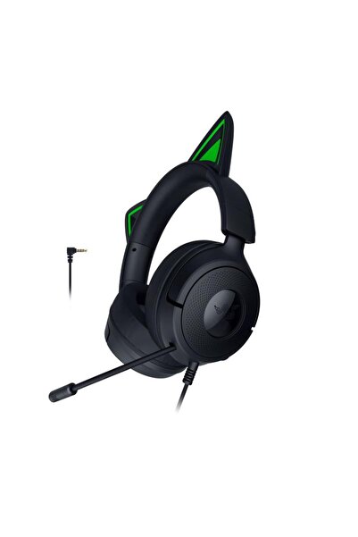 RAZER Căști de gaming Kraken Kitty V3 X, Negru, cu microfon unidirecțional