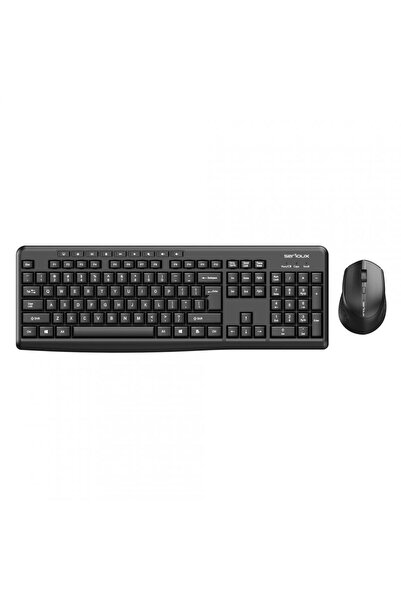 SERIOUX Kit Tastatură SRXK-SKIT706W, Wireless 2.4Ghz, USB + Mouse Optic, Wire...