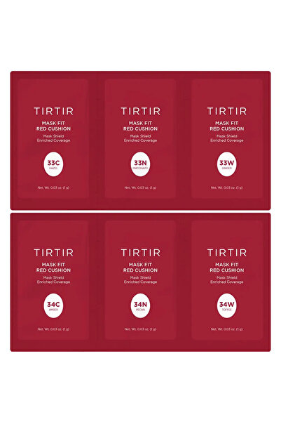 TIRTIR Mask Fit Κόκκινο Κιτ Μαξιλαράκια Απλώσεωσης - Μέικαπ με Σύνθεση Διοξει...