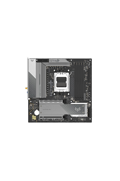 SAPPHIRE Placă de bază NITRO+ B850M WiFi AM5 pentru Ryzen 7000/8000/9000, DDR5