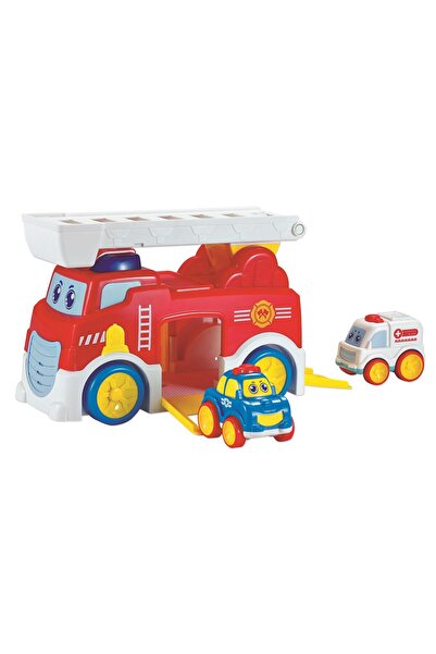 RS Toys Masina De Pompieri Rs Toys, Cu 2 Vehicule Incluse, Lumini, Sunete Si ...