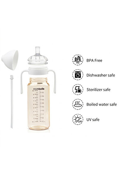 Mombella Maner ergonomic pentru Biberon de Tranzitie Classic - Old Rose
